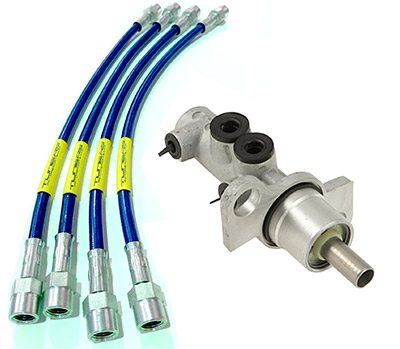 Porsche 997 / 987 Braided Brake Line & Master Cylinder Upgrade Kit