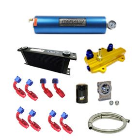 TRS Accusump 3QT High Pressure Kit with External Oil Cooler