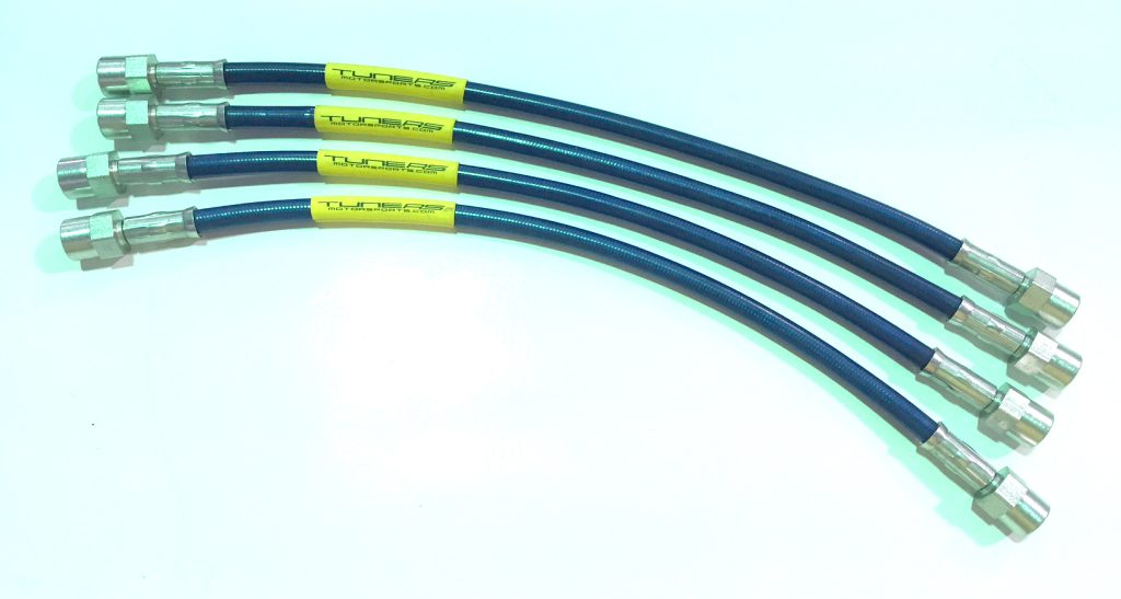 TRS Porsche Steel Braided Brake Line Kit Upgrade