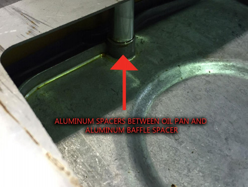 Position the aluminum spacers — photo 1