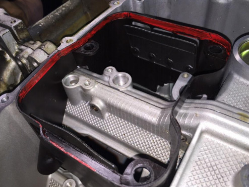 Modify the original plastic baffle — photo 3