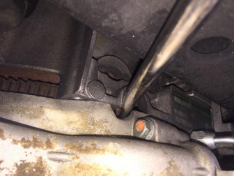 Torque the new pulley bolt — photo 1