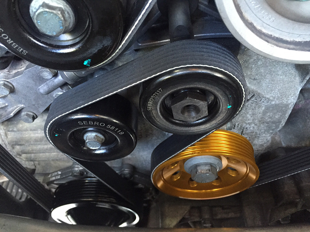 Install the correct serpentine belt — photo 2