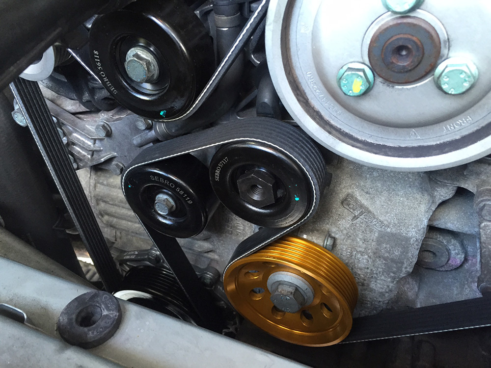 Install the correct serpentine belt — photo 1