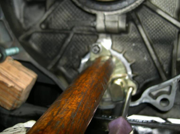 Seat the DOF flange — photo 1